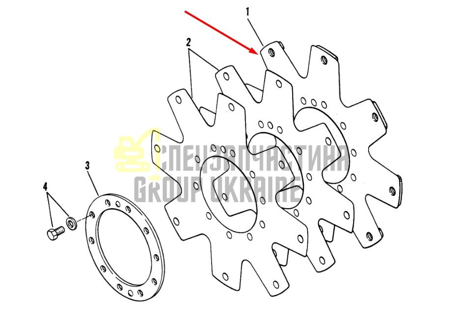 802393 Набор пластин КПП Dana Spicer C2000, 18000