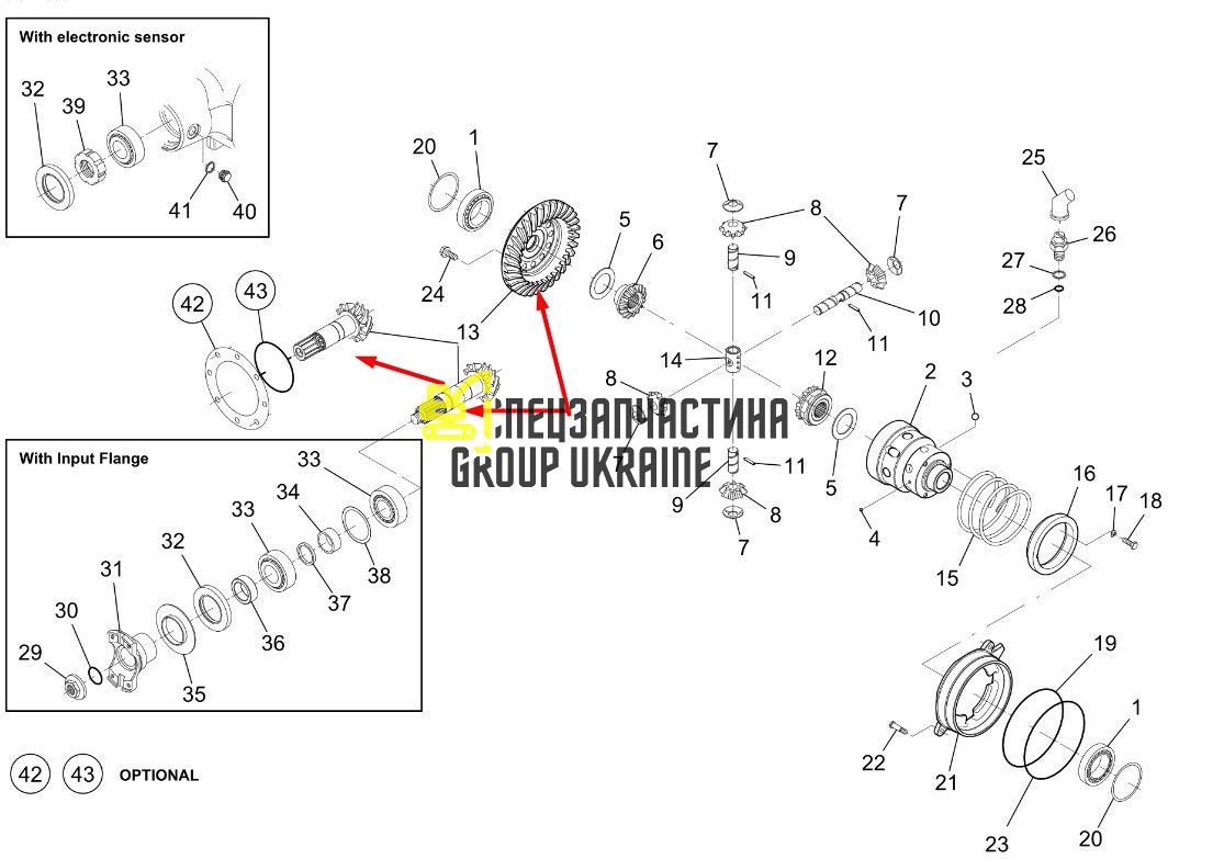 1000162221 Главная (коническая) пара Kramer