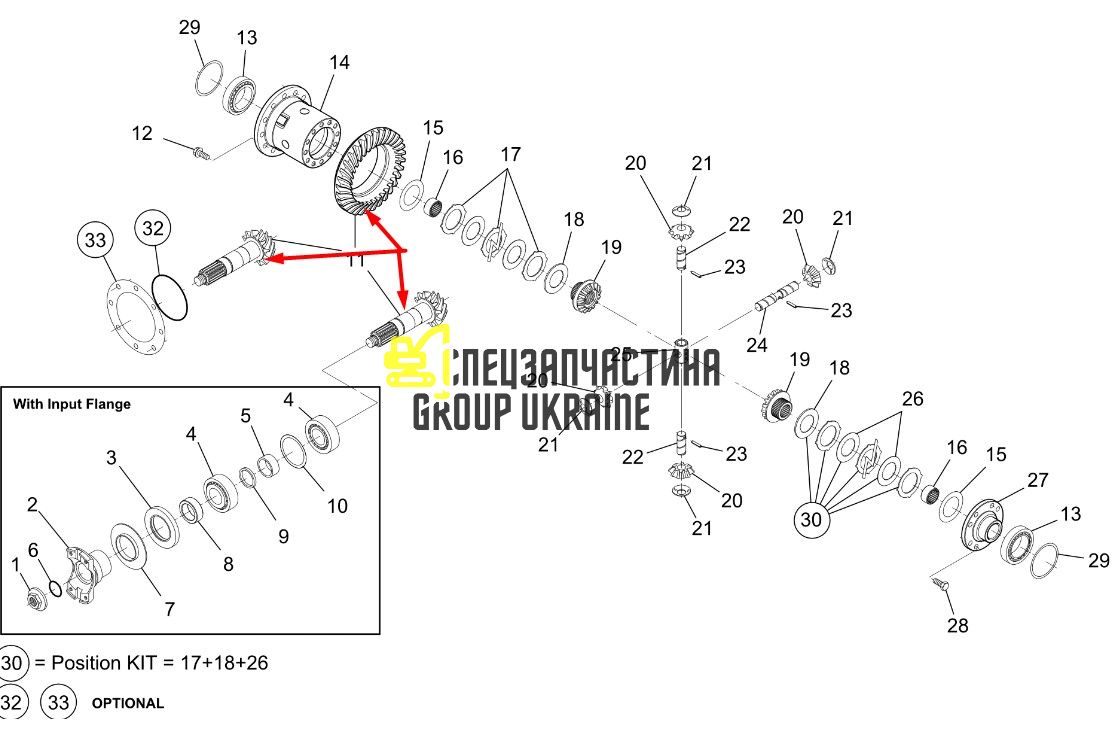 10045671 Главная (коническая) пара Liebherr