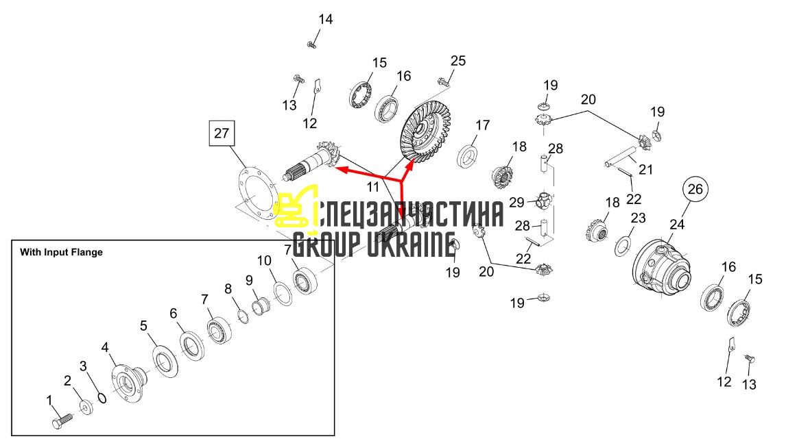 1000182494 Главная (коническая) пара Kramer
