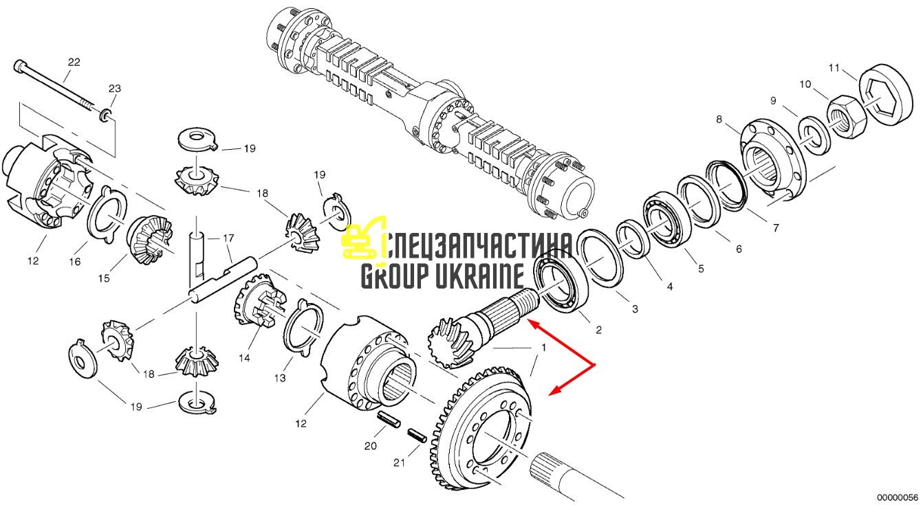 ZM2906349 Главная (коническая) пара Volvo