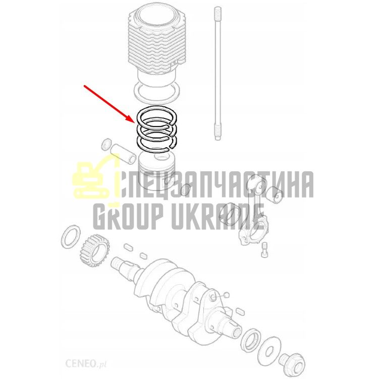 00573203 Поршневые кольца Hatz E780