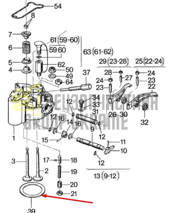 03197700 Прокладка ГБЦ Hatz E780