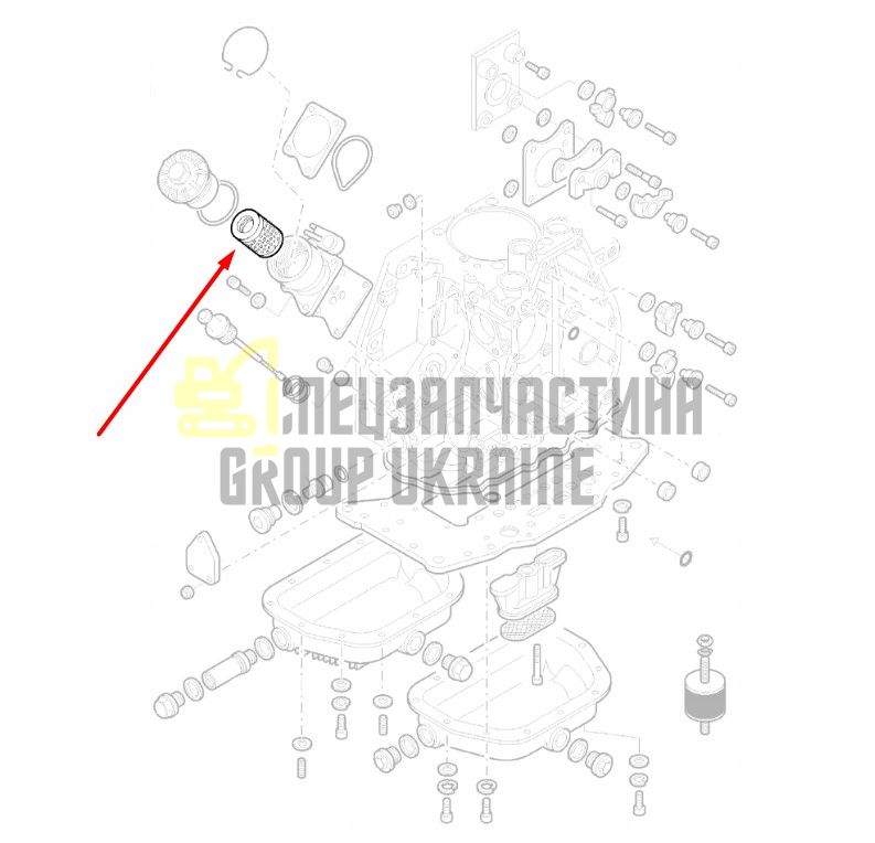 LF3794 Масляный фильтр Hatz 1D81, 1D90