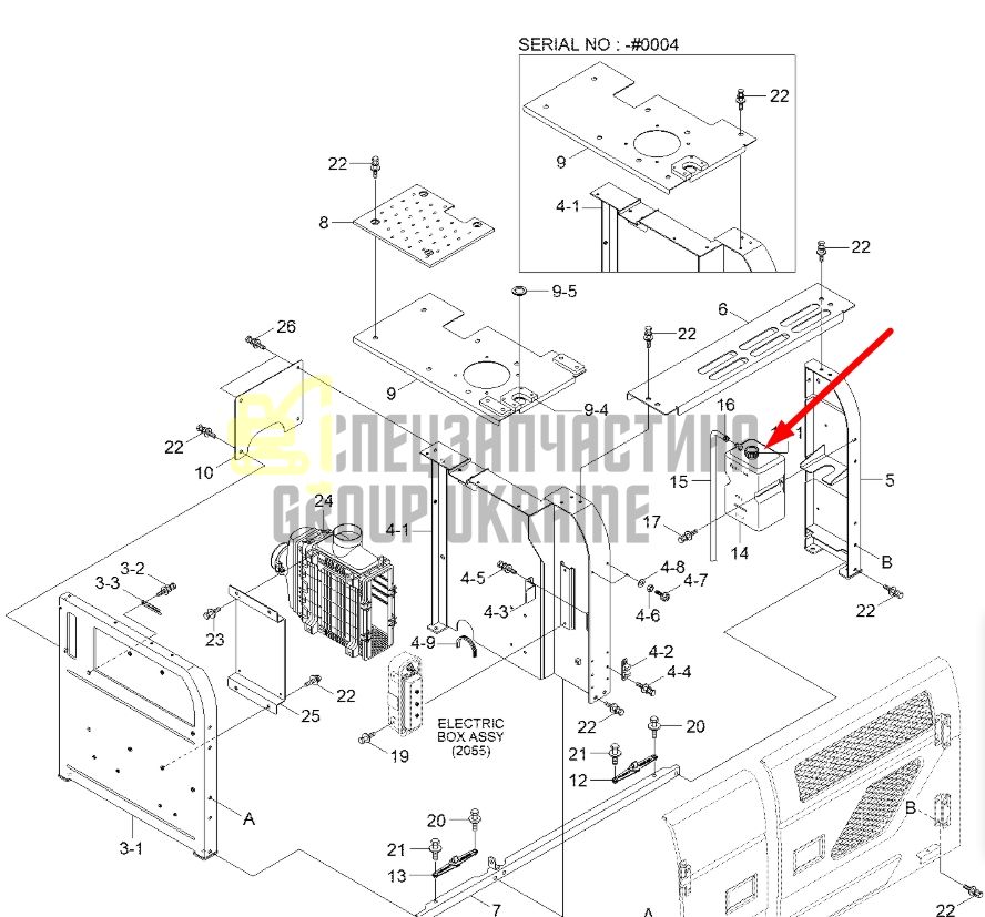 Купить Hyundai 11N841071 Расширительный бак для R210, R220