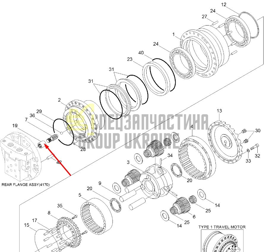 XKAH-00345 Муфта редуктора шлицевая Hyundai R140