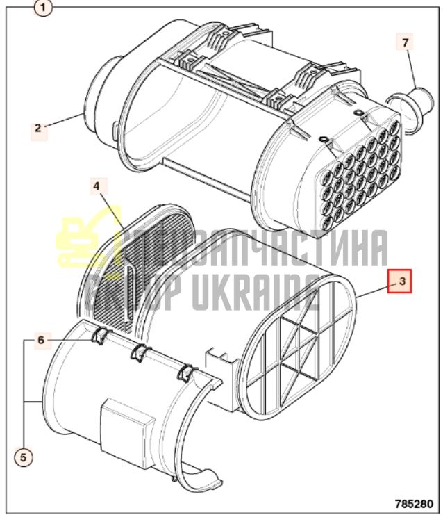 JCB 32/925752 Воздушный фильтр к экскаваторам-погрузчикам 3CX, 4CX