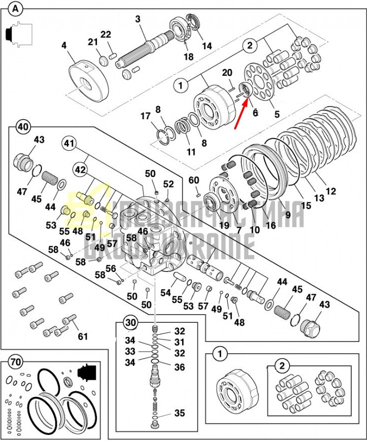 JCB 332/E5657 Сферическая втулка JS115