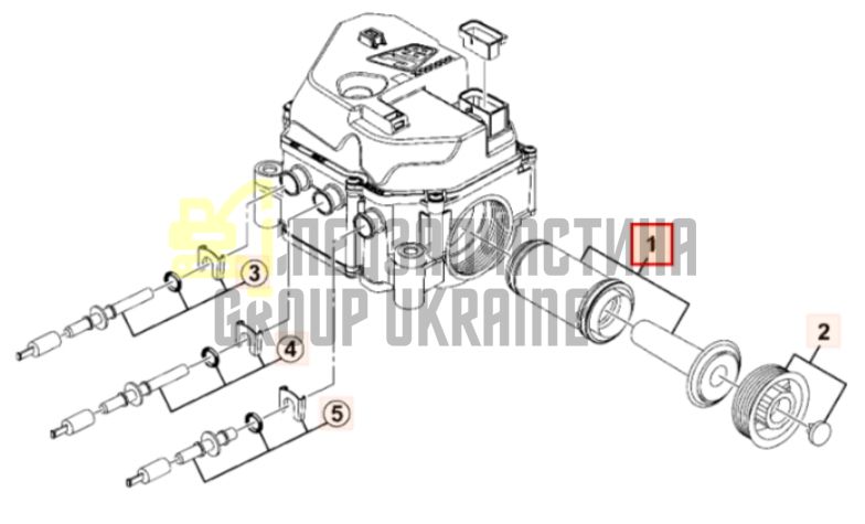 JCB 334/D7569 Комплект сервисного фильтра для 4CX