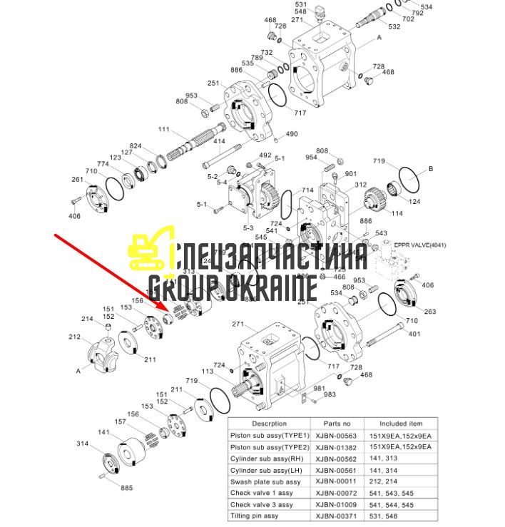 Сферическая втулка с шайбой Kawasaki 2924610-0032 Hyundai