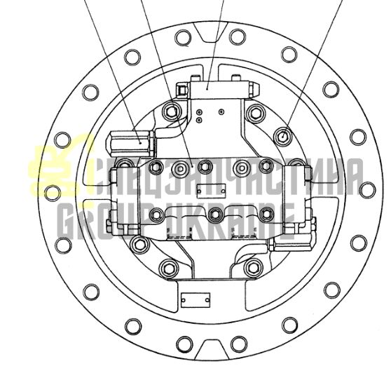 2441U1040S10 Соединитель вала главной передачи KOBELCO SK270