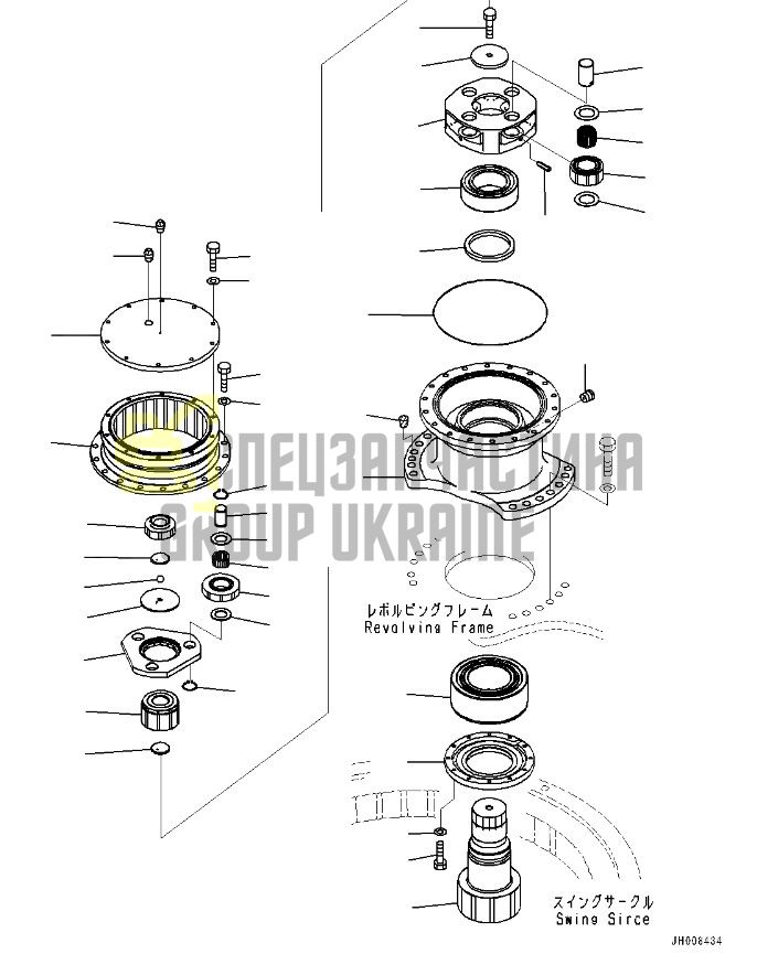 207-26-00300 Редуктор хода бортовая KOMATSU