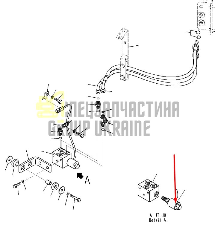 Komatsu 20Y-60-11713 Электромагнитный клапан PC200, PC220, PC300, PC350
