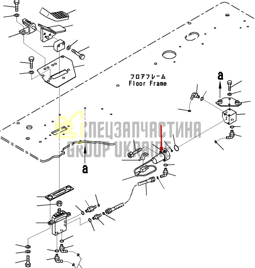 Komatsu 702-21-07010 Электромагнитный клапан для PC100, PC120