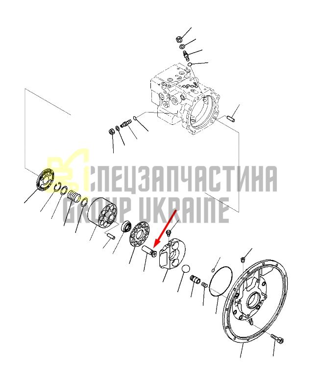 Плунжер 708-3T-13312 для гидравлики Komatsu LPD45