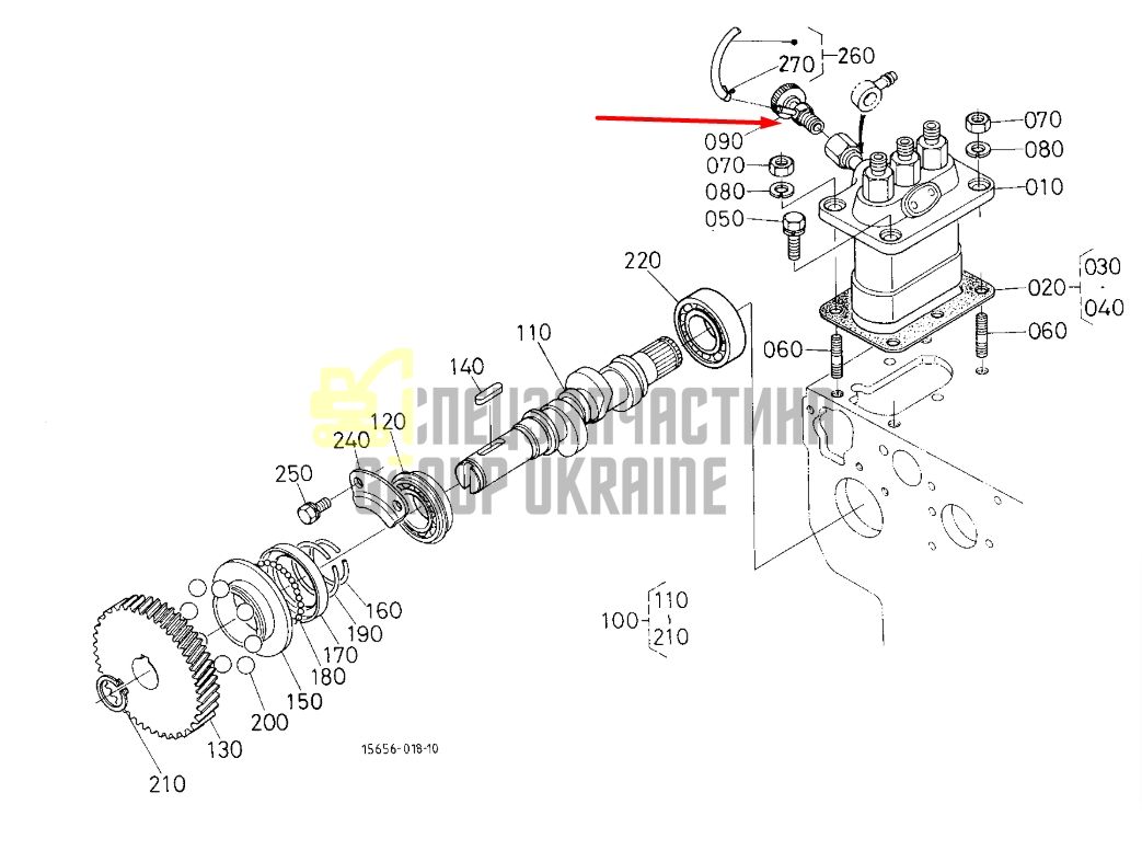 Купить Kubota 14311-60504 Краник прокачки топлива для V1903