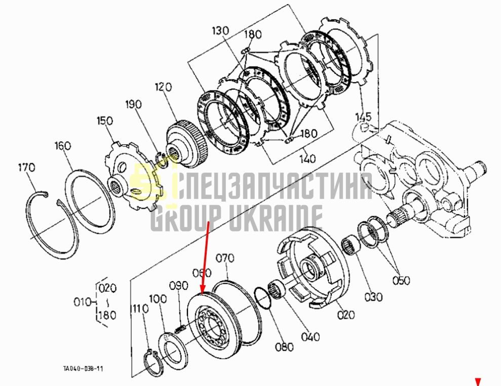 Купить Kubota 34076-61560 Поршень для L3010