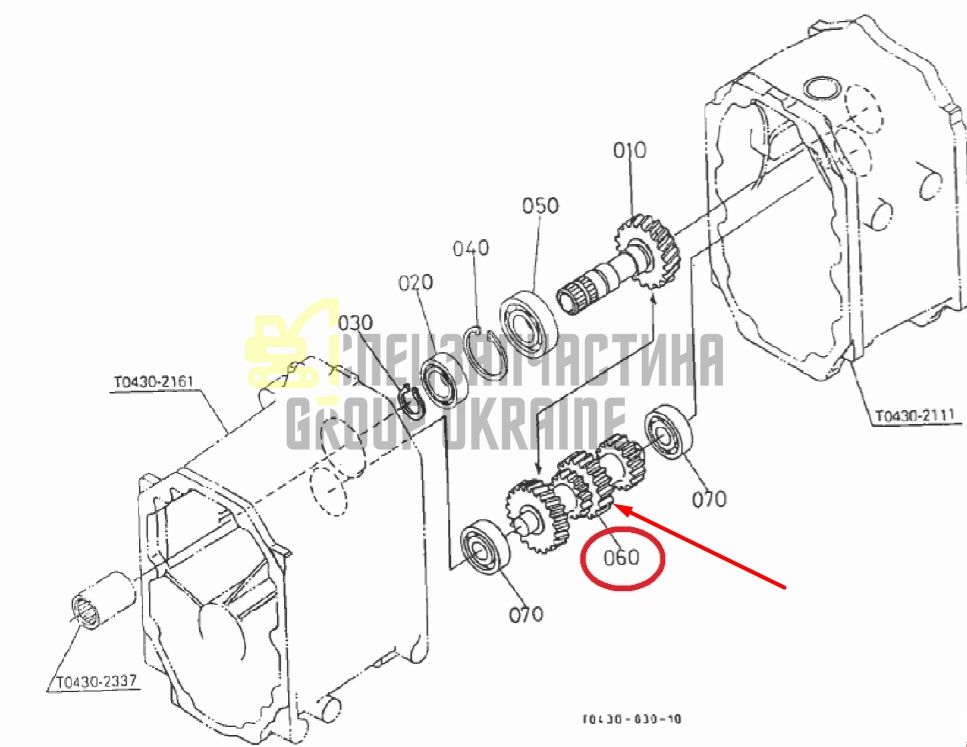 Купить Kubota 37410-14310 Шестерня КПП