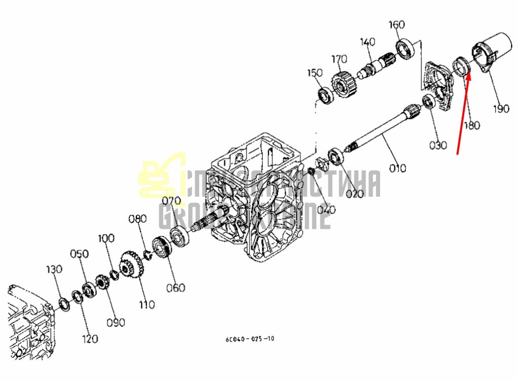 Купить Kubota 37410-16550 Сальник ВОМа для B1410, B1610