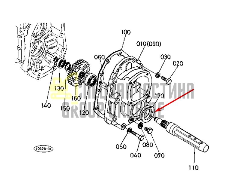 Купить Kubota 66911-17810 Сальник задней полуоси для B1700