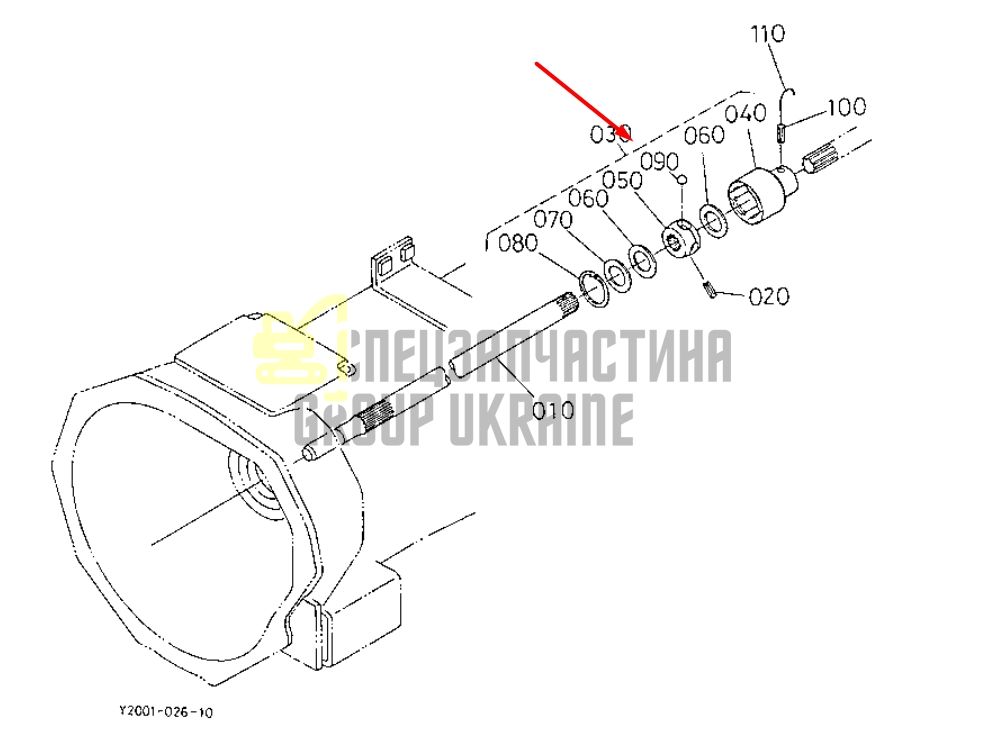 Купить Kubota 67211-14122 Муфта кардана для B5200
