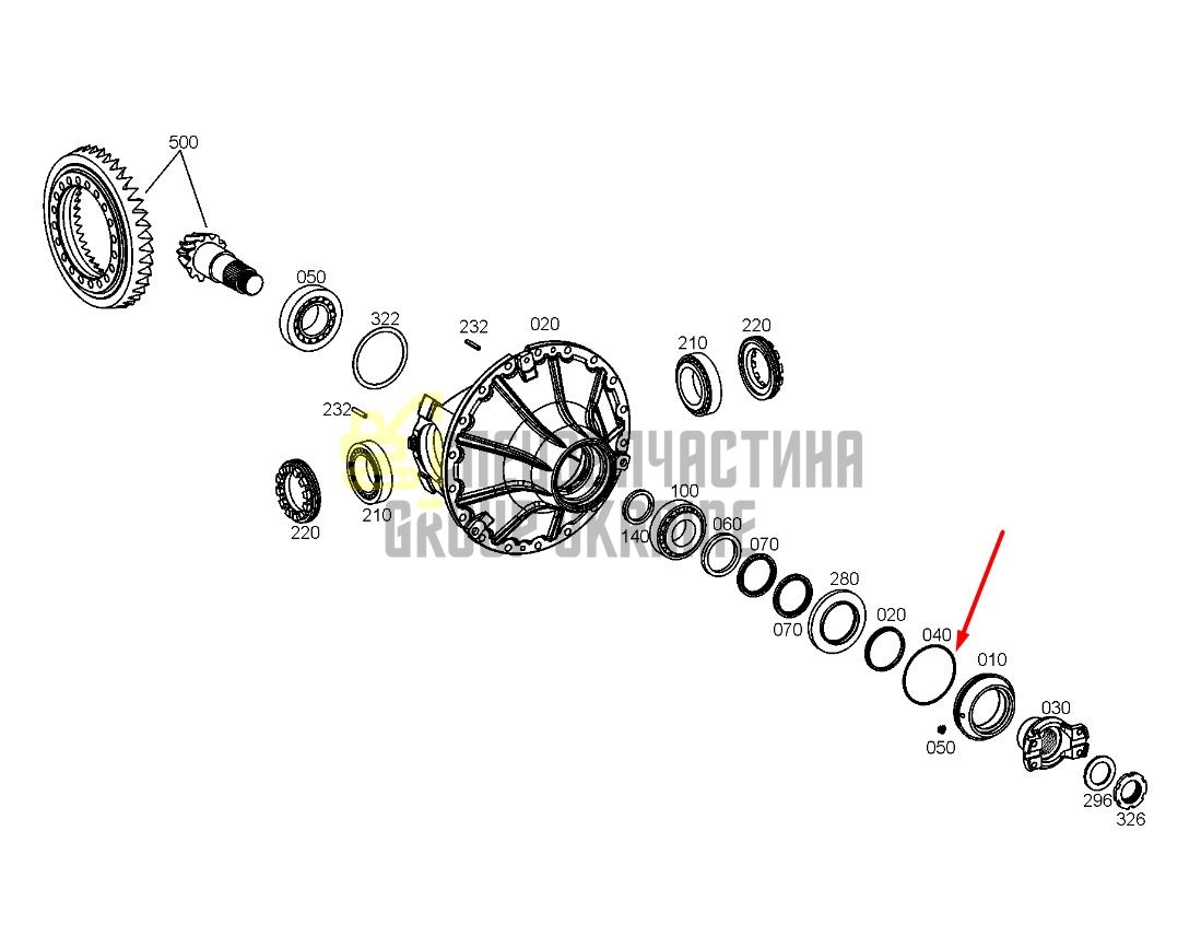 7624180 (0634304616) Уплотнительное кольцо Liebherr L576