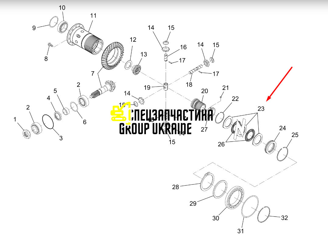 Диск фрикционный Dana SPICER