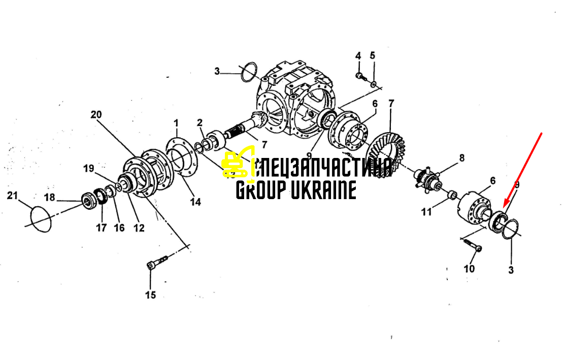 005.09.0496 Роликовый конический подшипник Manitou Faresin Dana spicer 5H.005090496 Dieci&nbsp;
