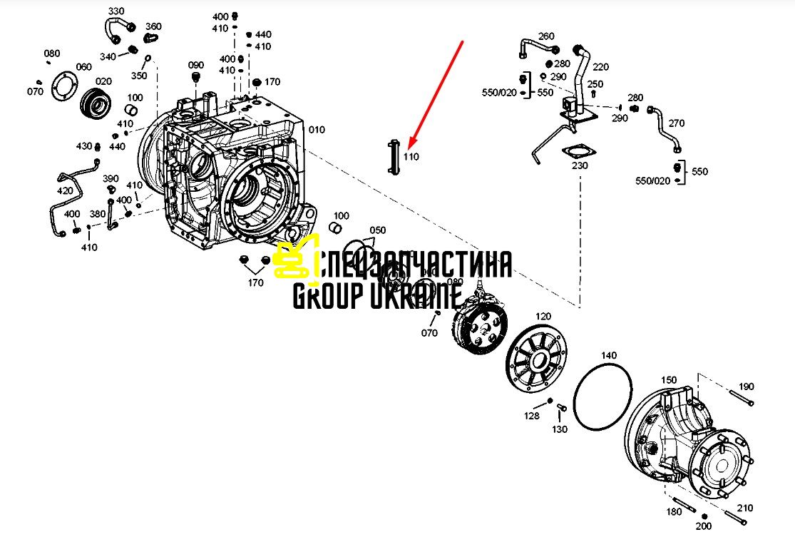 47542297 Датчик уровня масла New Holland 0501329994