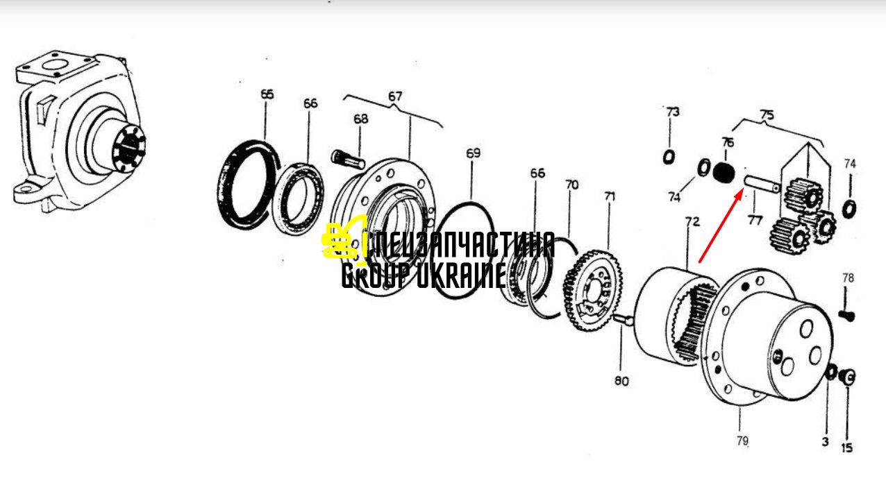 133742058 Шкворень New Holland