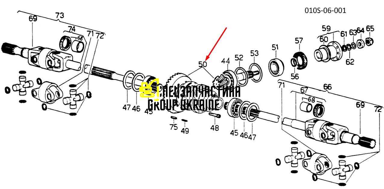 133742066 Коническая пара New Holland
