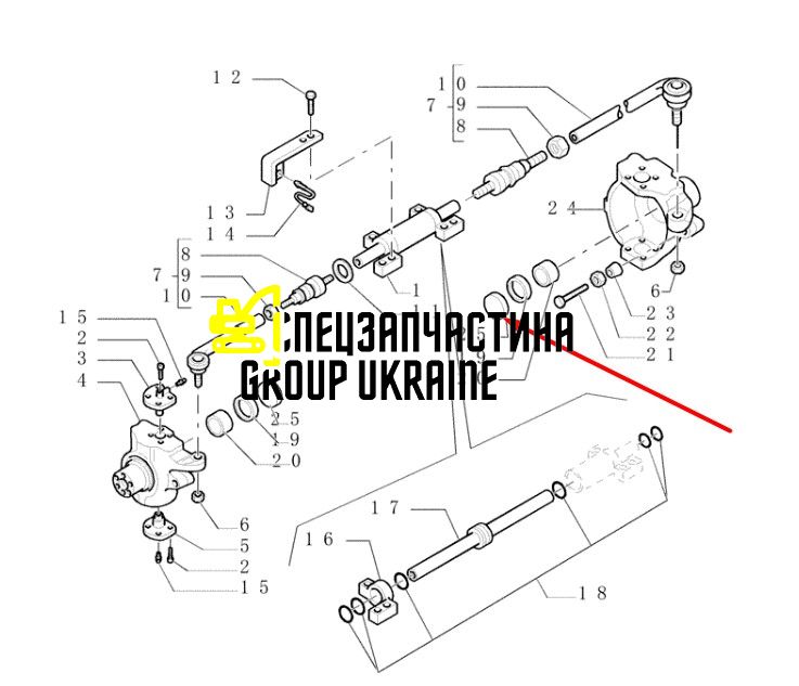 85825033 (145806, 84197906) Упорная шайба New Holland, Carraro