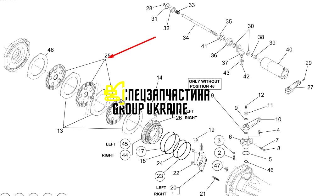 76086108 (71482511N) Тормозной диск New Holland, Dana Spicer Z-16
