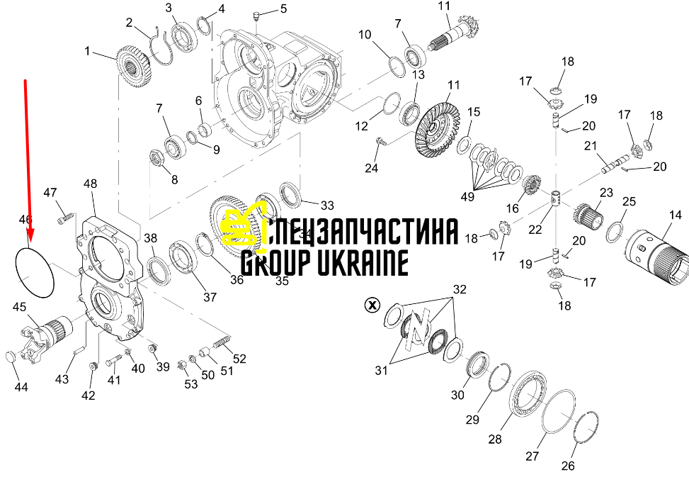 Уплотнительное кольцо New Holland, CNH