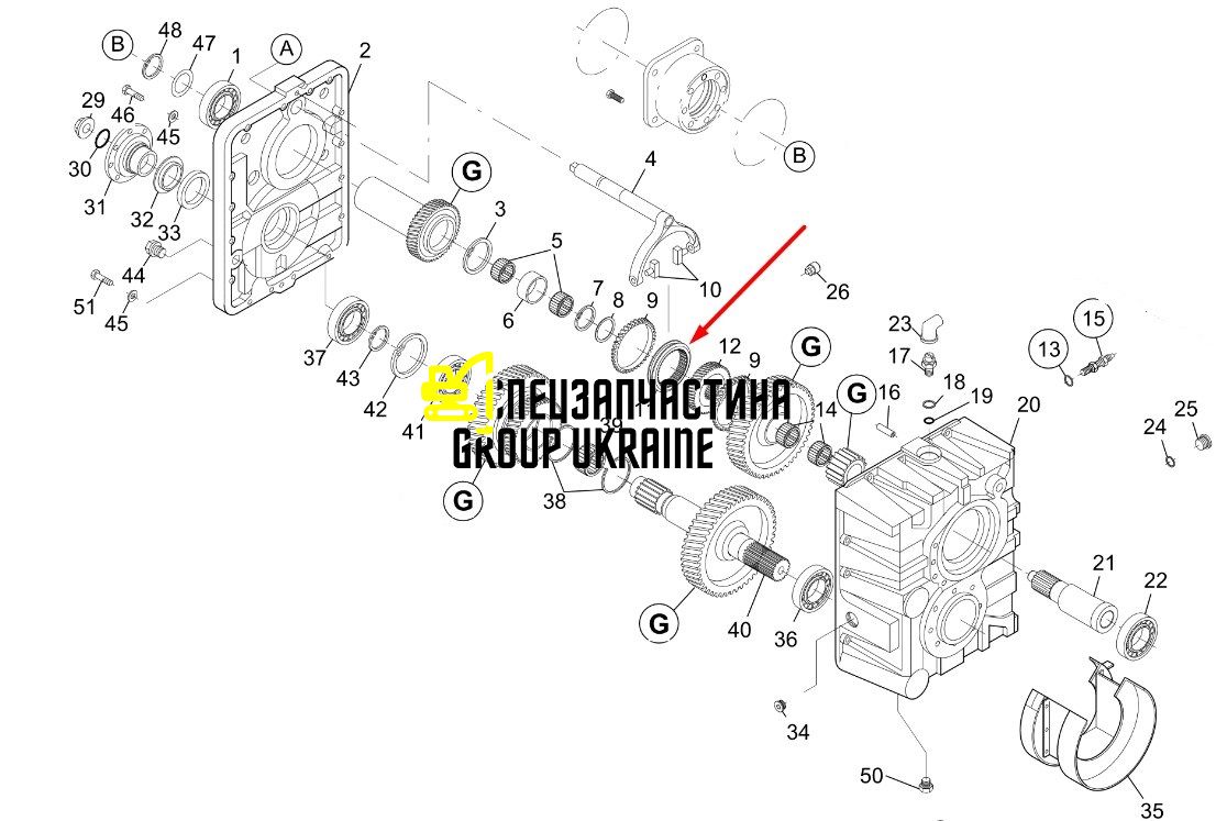 153310953 Приводная втулка New Holland