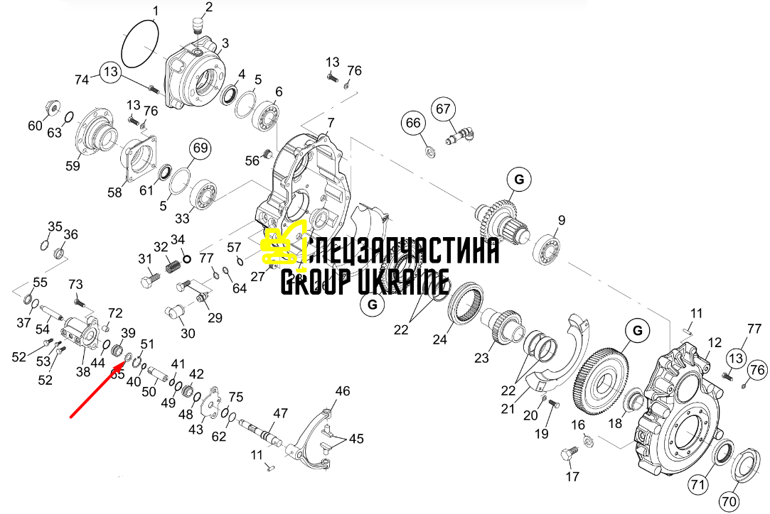 71489227 Шайба New Holland