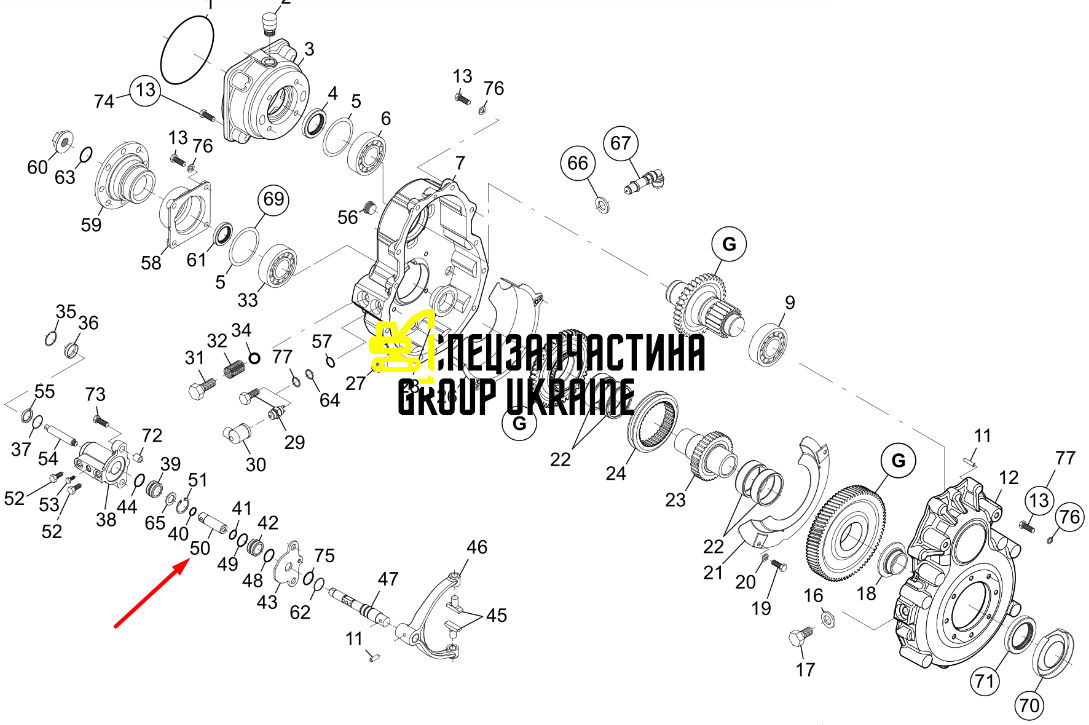 153310976 Поршень New Holland
