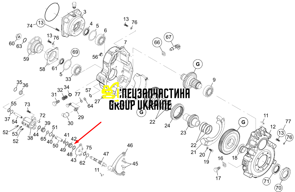 153310976 Поршень New Holland