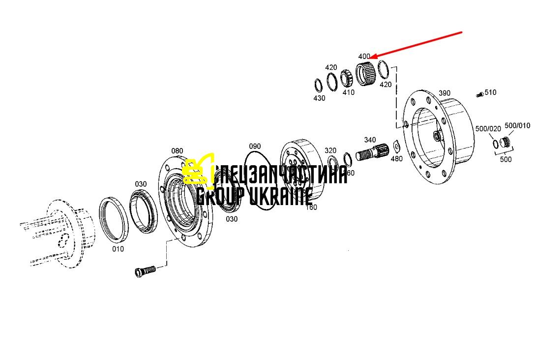 153318633 (4472353600) Саттелит New Holland, ZF