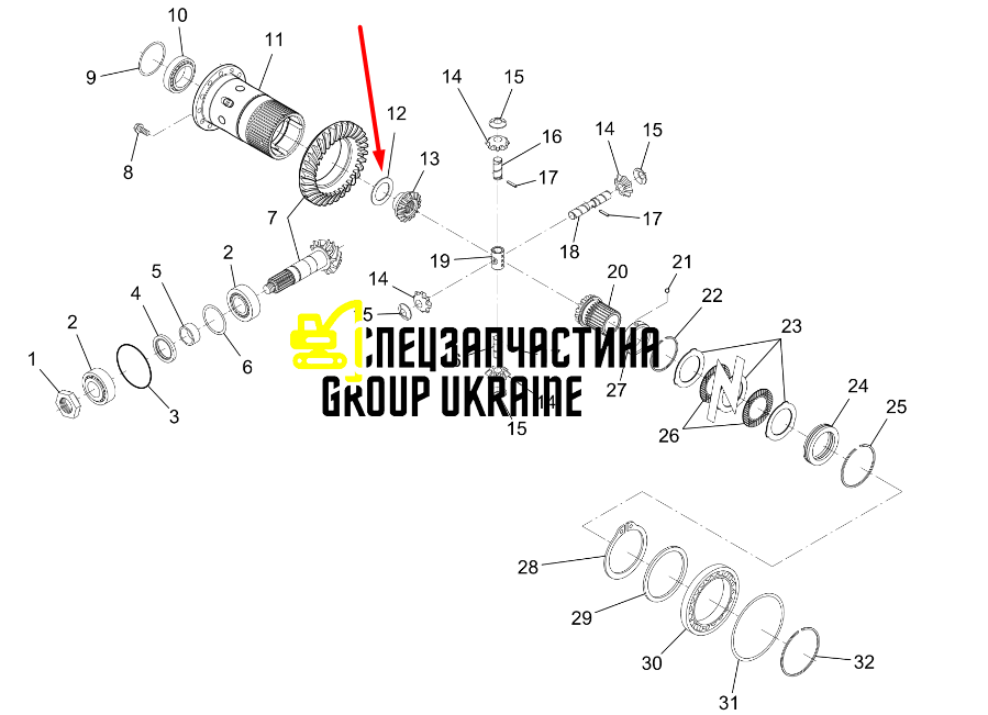 171.04.011.01 Шайба Dana Spicer