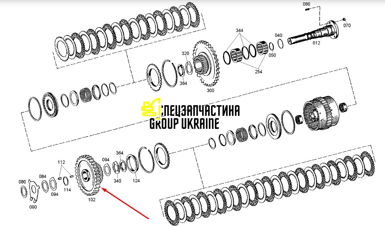 199097A1 Шестерня диференциала New Holland 4642351071