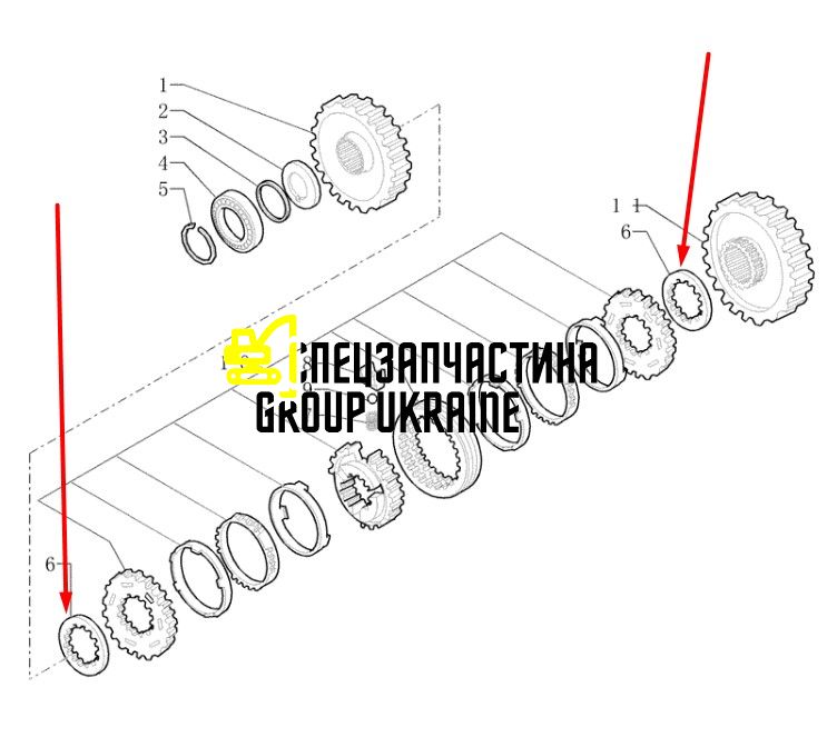 244109A1 (132867, 11709118) Регулювальна шайба New Holland, Carraro