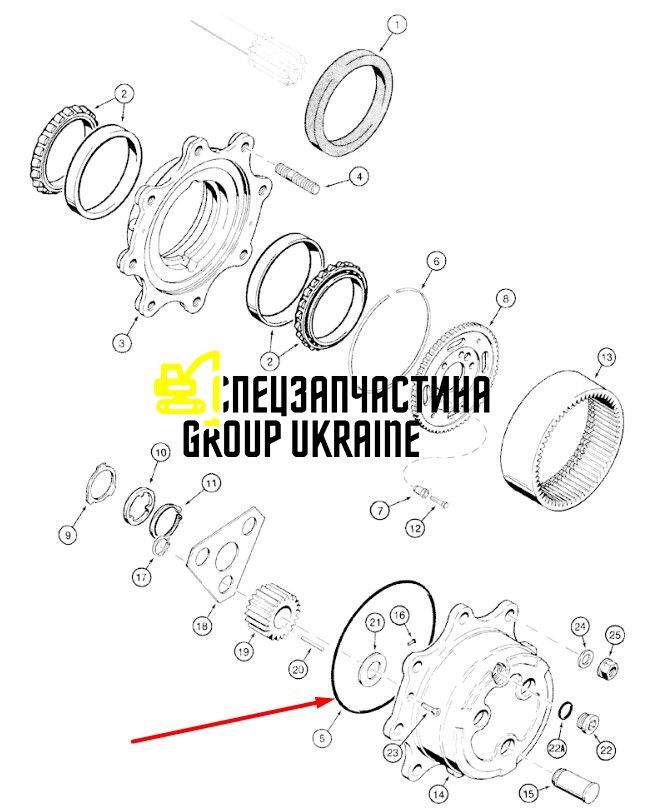 51335943 (028668) Уплотнительное кольцо New Holland, Carraro