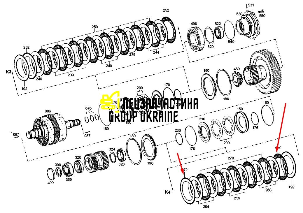 335167A1 (0501210139) Фрикционный диск New Holland, ZF