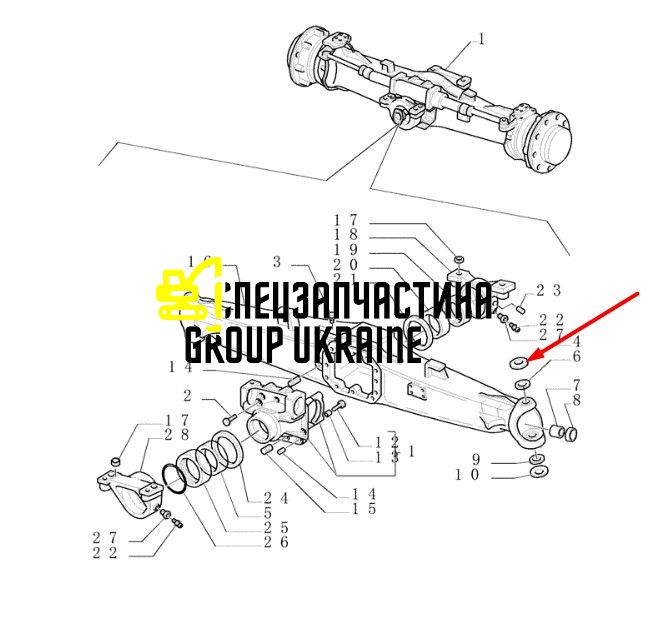122262A1 (128633, 9967997, 3523545M1, VOE 11709397, 502375, 51335960, 82850294, 122262A1, voe11709397) Шайба New Holland, Carraro