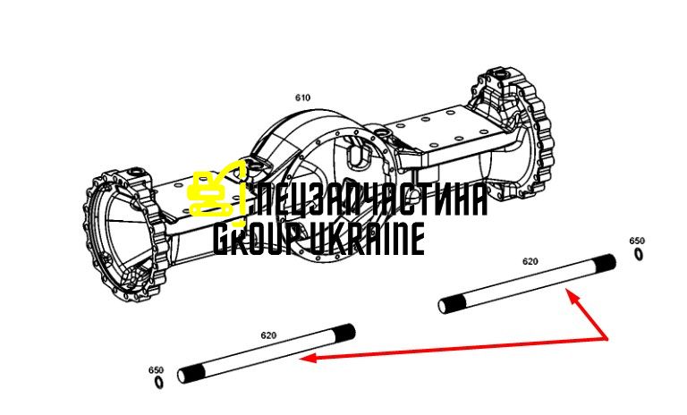 384477A1 (4474353005) Вал New Holland, ZF