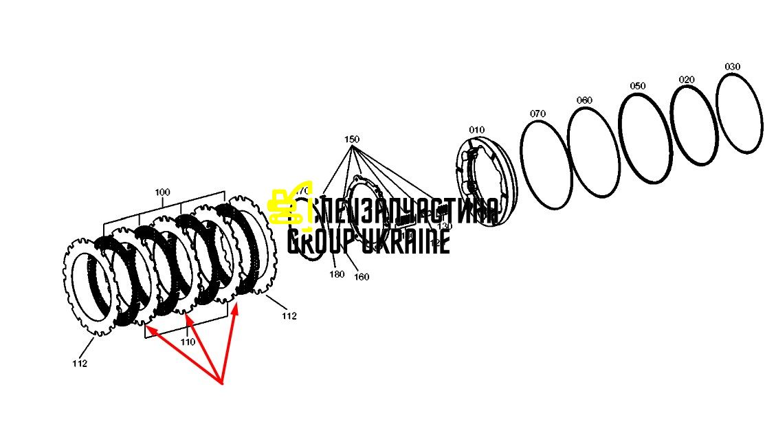 384323A1 (4474352052) Фрикционный диск New Holland, ZF