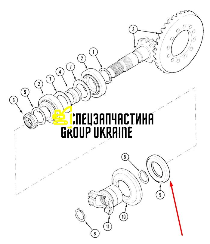 51336005 (134339, 3785540M1, 34057800) Сальник New Holland, Carraro 35x92/98x13/27