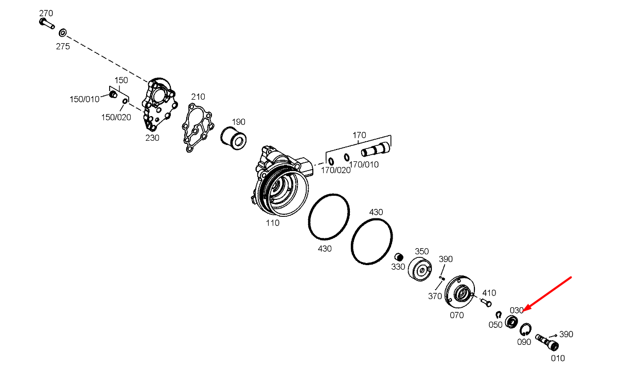71443337 Шариковый подшипник Holland 0750116083, New Holland, ZF