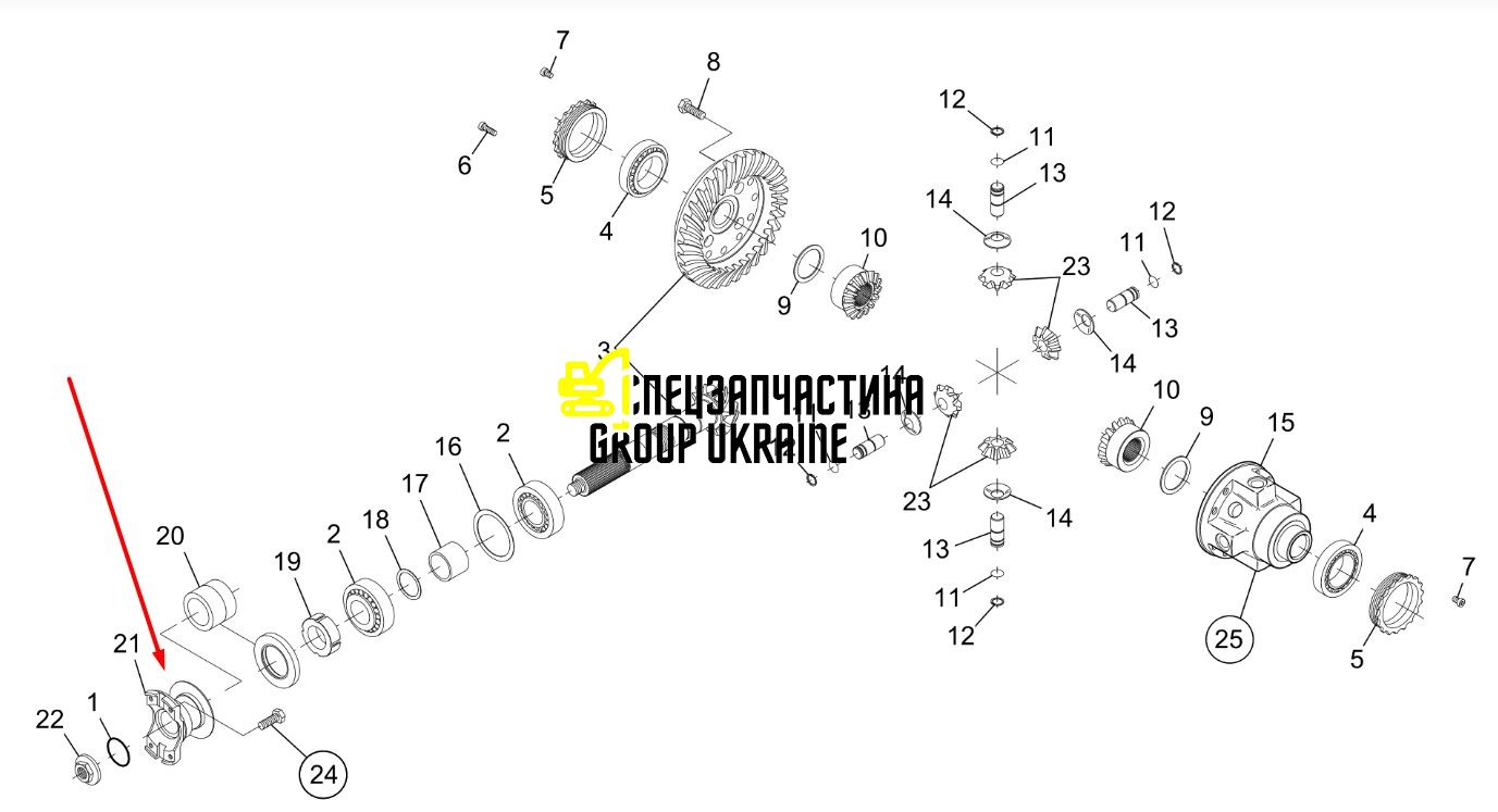 71482478 Флянец New Holland
